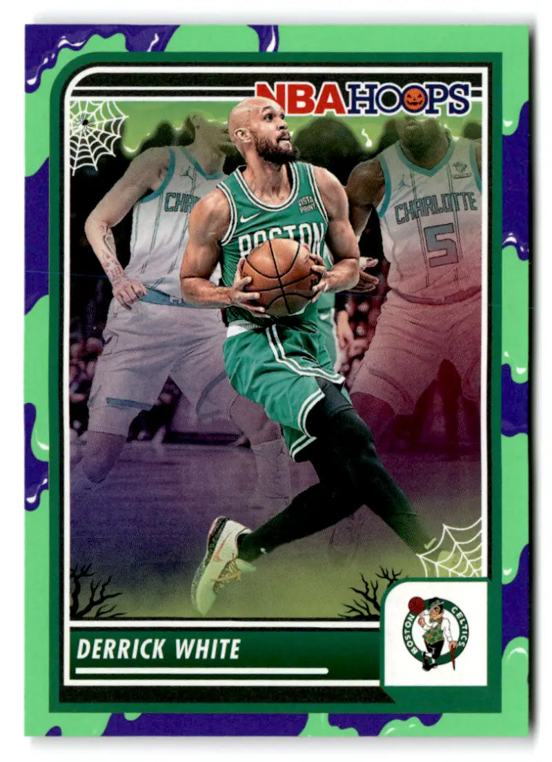 2023-24 Panini Hoops Haunted Slime #159 Derrick White NM-MT Celtics