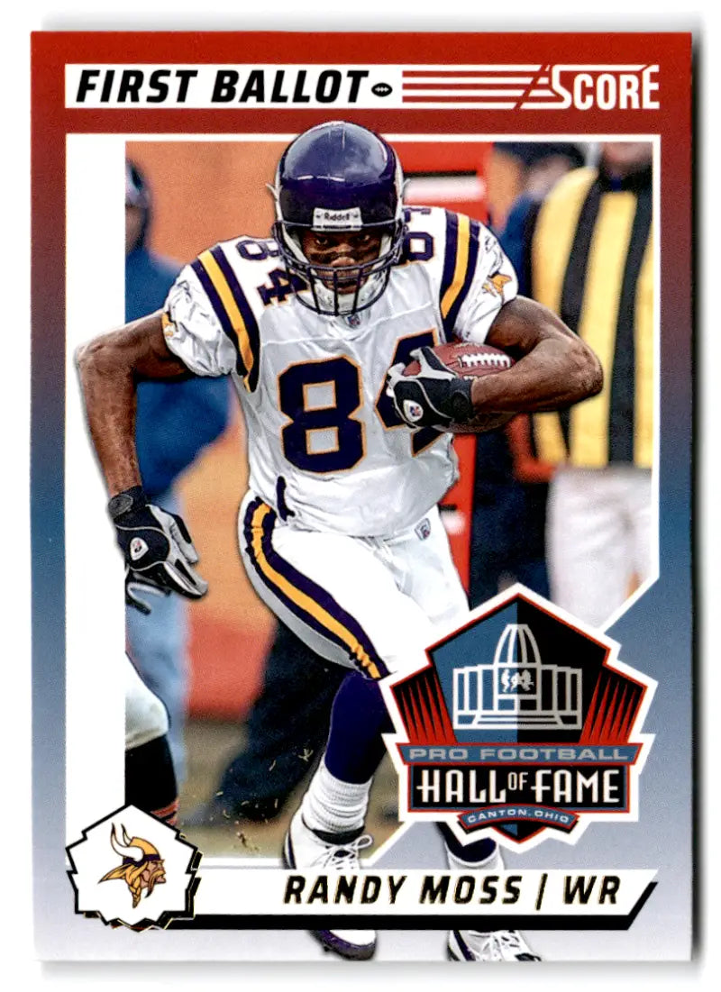 2024 Score First Ballot Gold #6 Randy Moss NM-MT Vikings