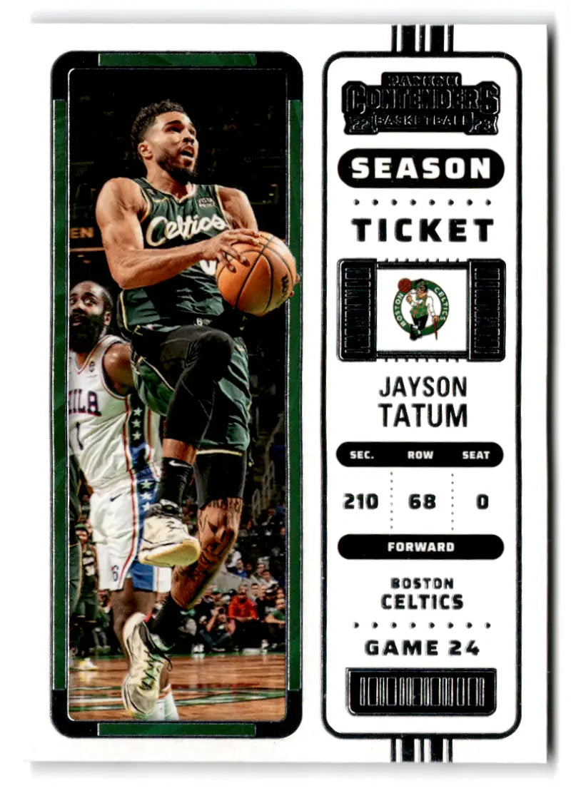 2022 Panini Contenders Season Ticket Retail #10 Jayson Tatum NM-MT Celtics