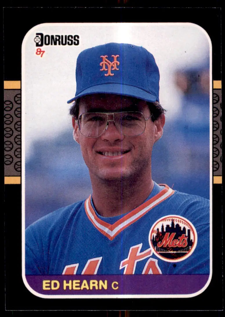 1987 Donruss Ed Hearn Rookie New York Mets #446