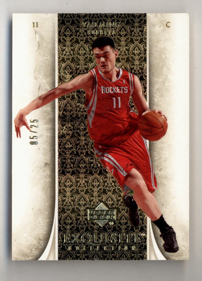 Yao Ming 2005-06 Exquisite Collection Gold #14 05/25