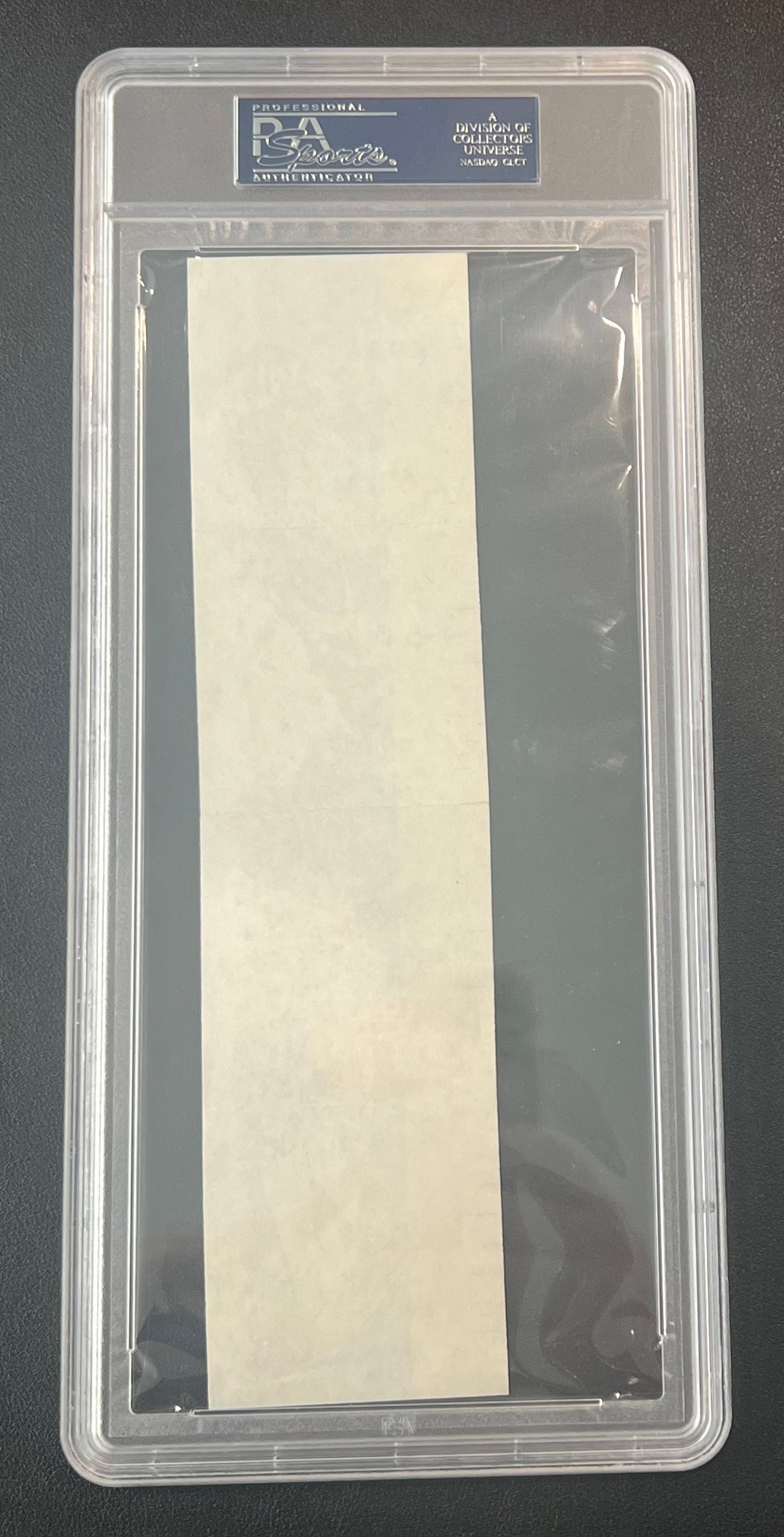 Clear plastic case with blank panel for WILLIS REED Topps Rulers Rookie collectible