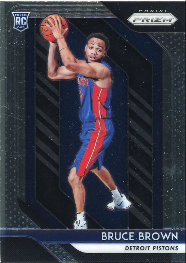 2018-19 Panini Prizm Bruce Brown Rookie Detroit Pistons #132