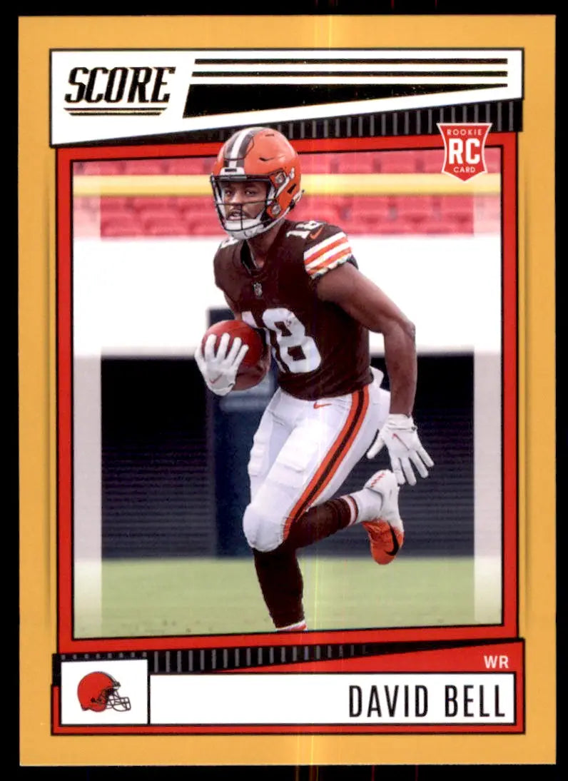 2022 Score David Bell Rookie Gold Cleveland Browns #382