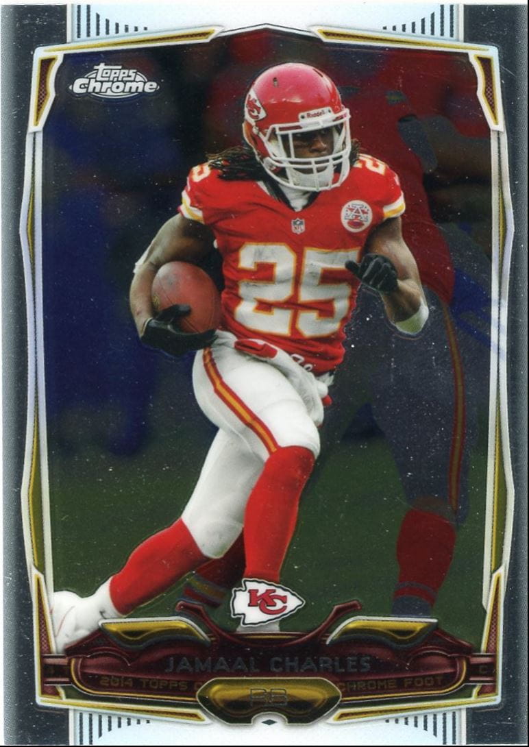 2014 Topps Chrome Jamaal Charles Kansas City Chiefs #72