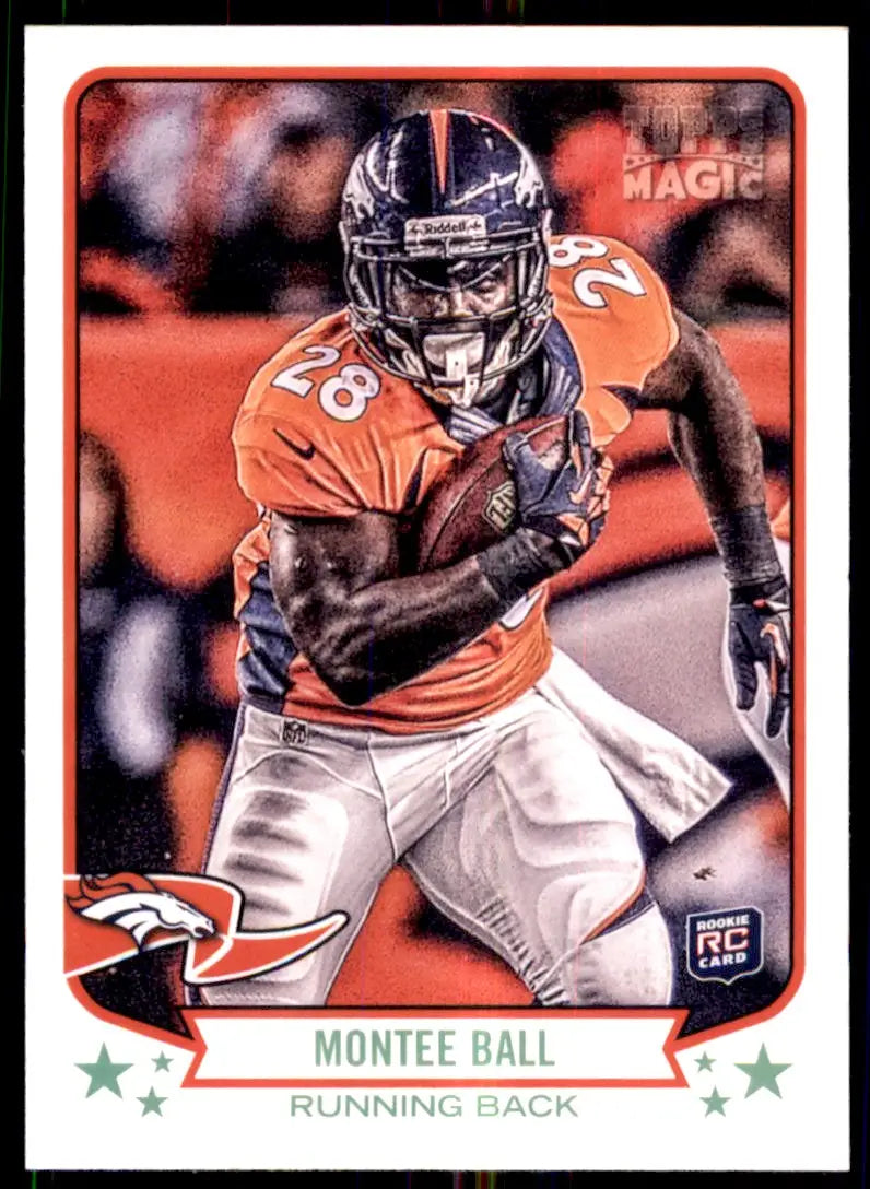 2013 Topps Magic Montee Ball Rookie Denver Broncos #87