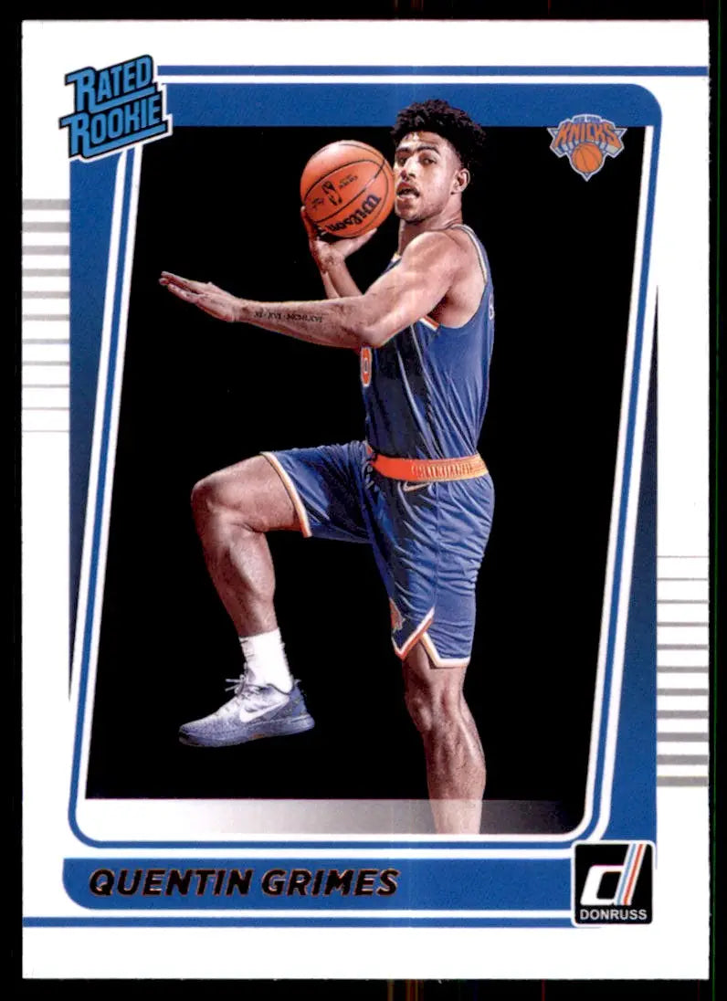 2021-22 Panini Donruss Quentin Grimes Rookie New York Knicks #216