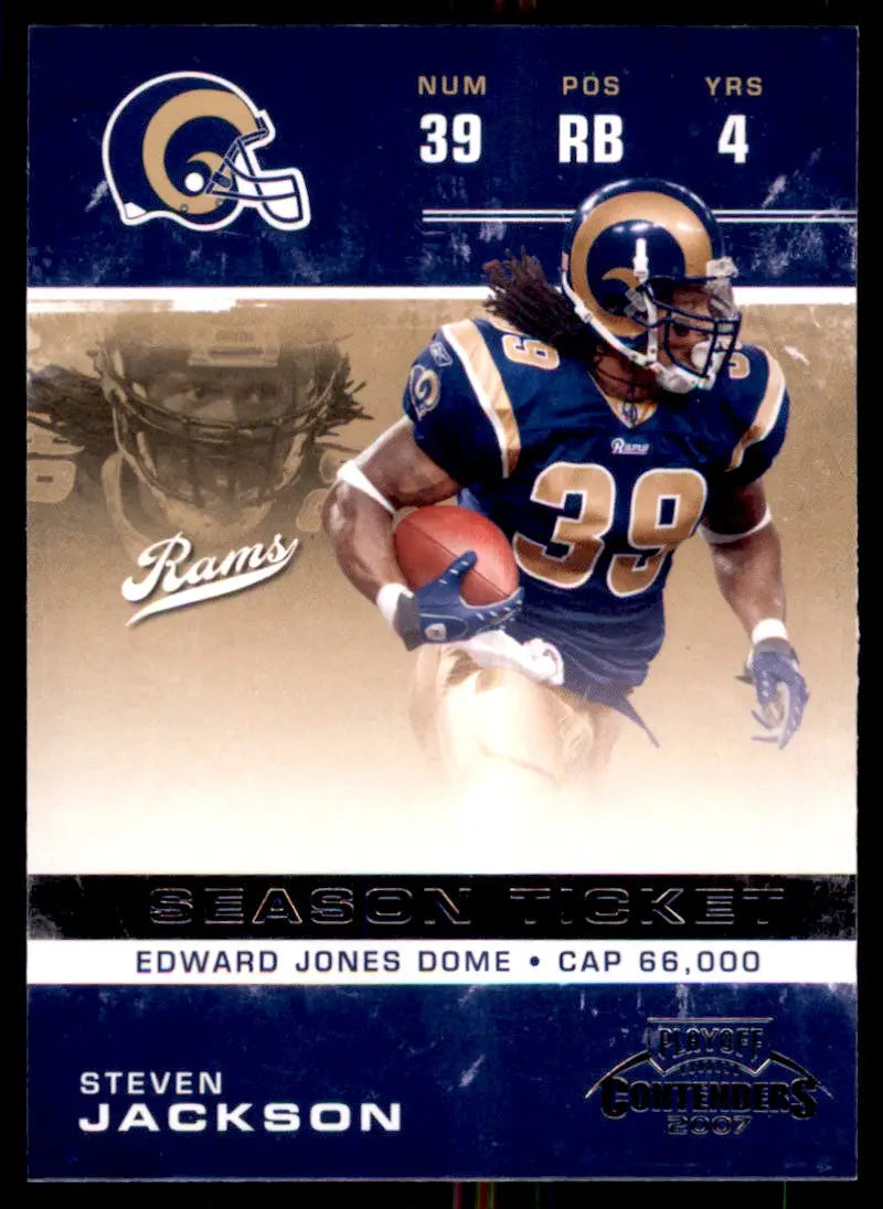 2007 Playoff Contenders Steven Jackson St. Louis Rams #90