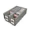 Server rack enclosure highlighting the 100 Graded Card Storage Box BCW Graded Plastic Grey