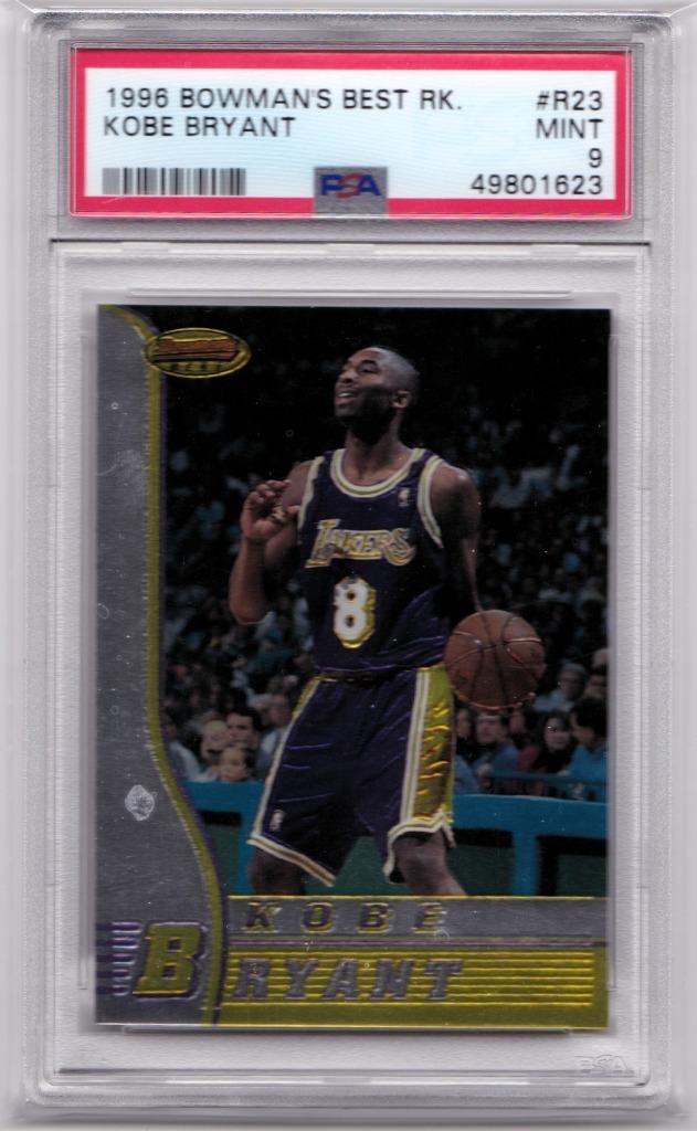 1996-97 Bowman’s Best KOBE BRYANT Rookie RC PSA 9 MINT - LAKERS ???