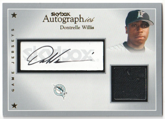 DONTRELLE WILLIS 2004 Skybox Autographix Autograph Auto Jersey #/125 - MARLINS