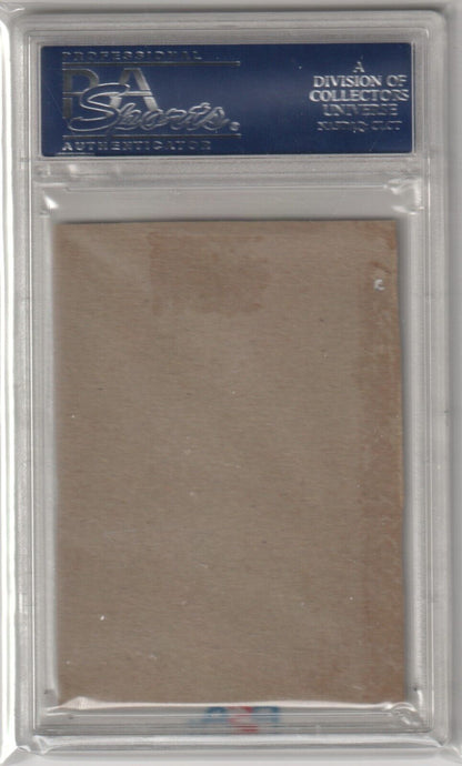 PSA graded card holder with faded Willie Mays single card from Columbia Hobby