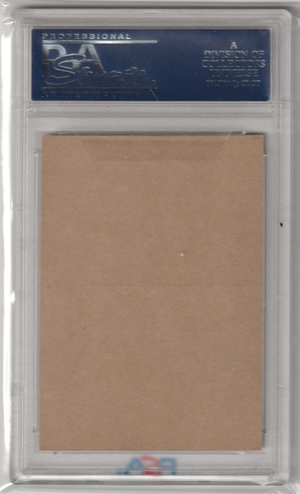 PSA graded holder with faded Willie Stargell 1967 Topps Sticker showing single cards