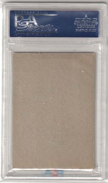 PSA grading slab with a blank card for WHITEY FORD 1962 single cards from Columbia Hobby