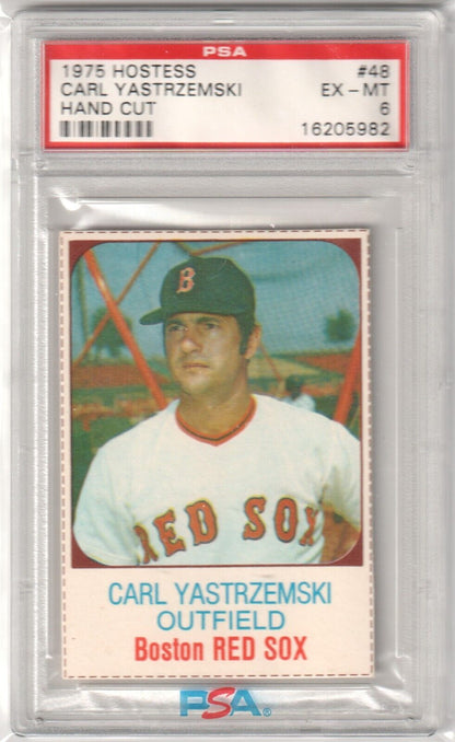 PSA-graded 1975 Hostess Carl Yastrzemski single card from Columbia Hobby with free shipping