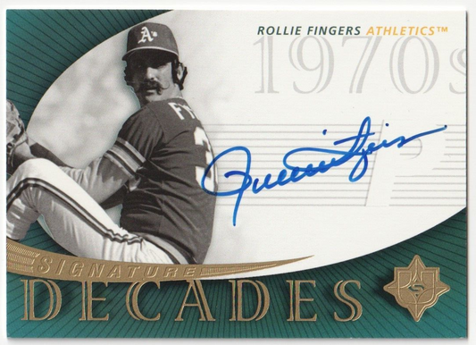 ROLLIE FINGERS 2005 Upper Deck Signature Autograph Auto - ATHLETICS