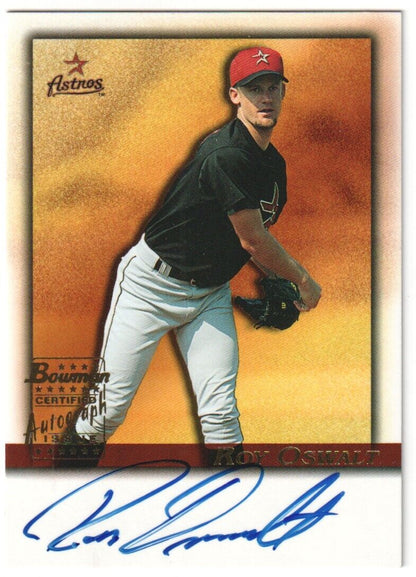 ROY OSWALT 2001 Bowman Draft Picks & Prospects Autograph Auto - ASTROS