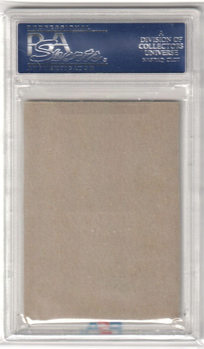 Clear plastic PSA card holder with beige insert for Willie Mays 1962 single cards