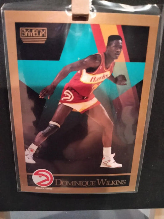 Dominique Wilkins Atlanta Hawks 1990-91 Skybox basketball card #11 collectible item