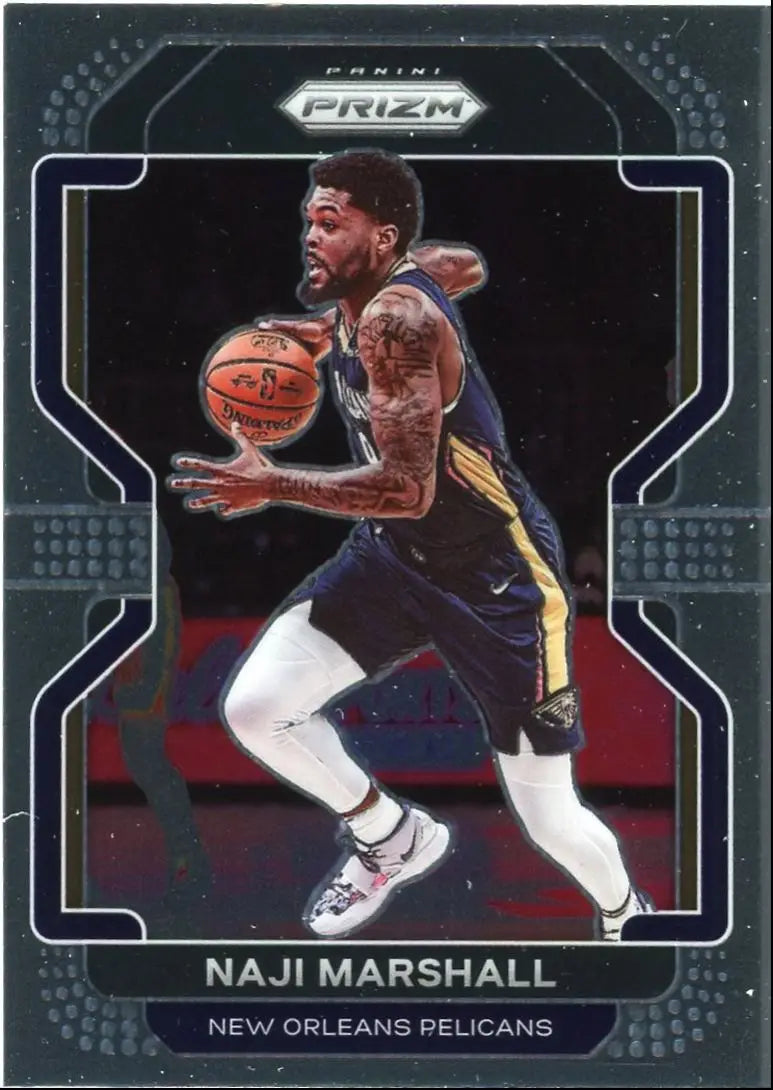 2021-22 Panini Prizm Naji Marshall New Orleans Pelicans #191