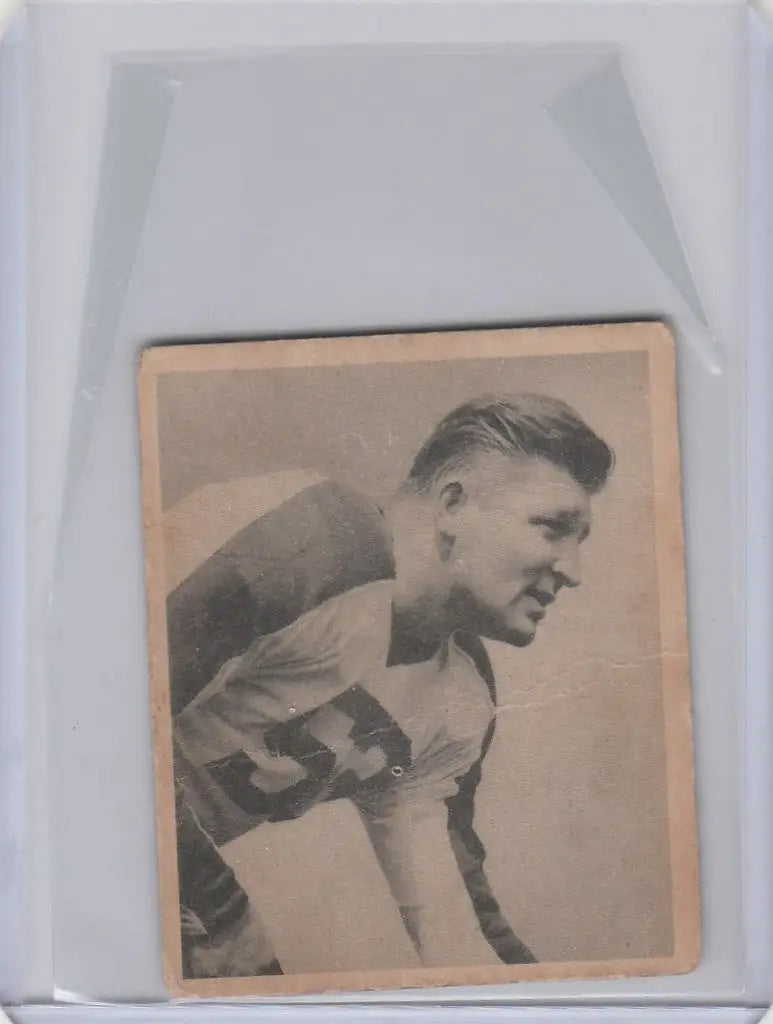 Vintage photograph of Alex Wojcechowicez in Philadelphia Eagles football uniform