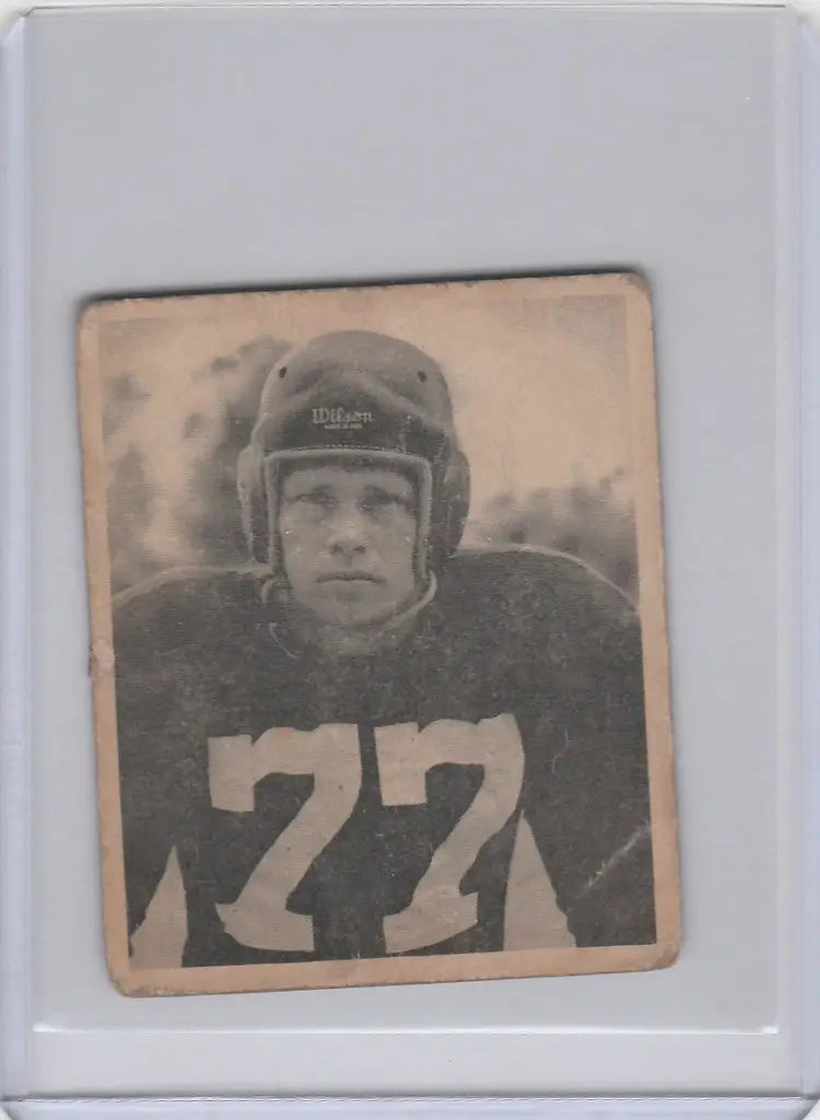 Vintage photograph of James Hefti Washington wearing jersey number 22 for the Redskins