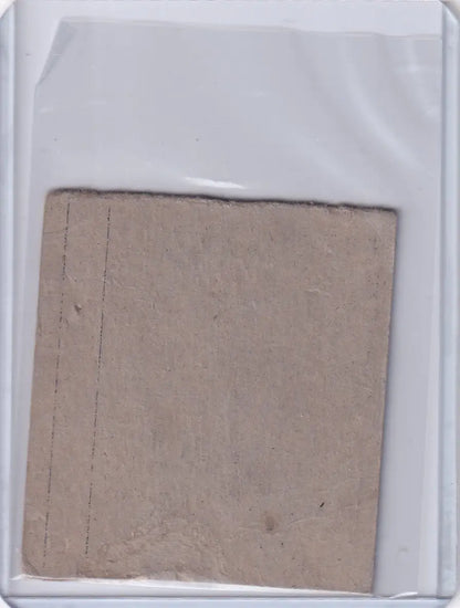 Beige square card in plastic sleeve for 1948 R346 Blue Tint Phil Masi - Boston Braves