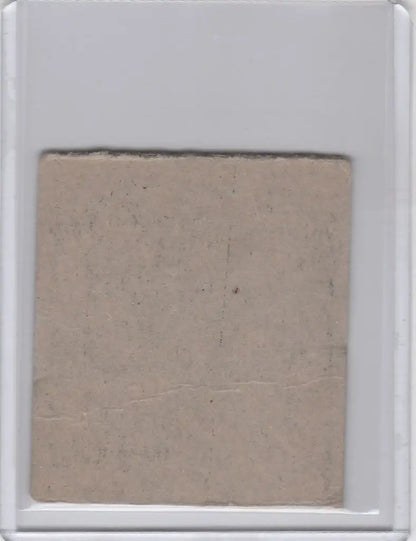 Blank beige square cardboard piece from 1948 R346 Blue Tint Pete Suder Philadelphia Athletics