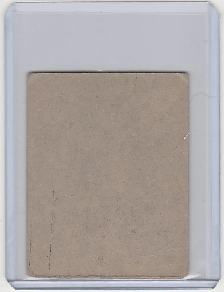 Blank cardboard rectangle in a plastic sleeve for R346 Blue Tint Gus Niarhos Yankees card