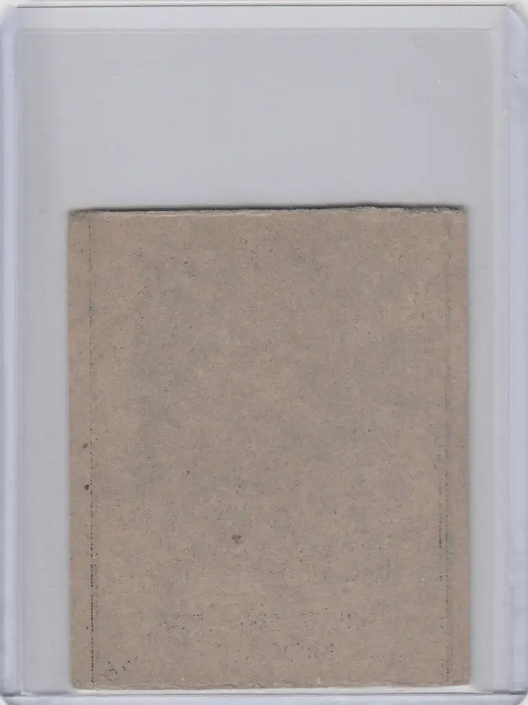 Beige rectangular card in plastic sleeve featuring R346 Blue Tint Bruce Edwards Brooklyn Dodgers