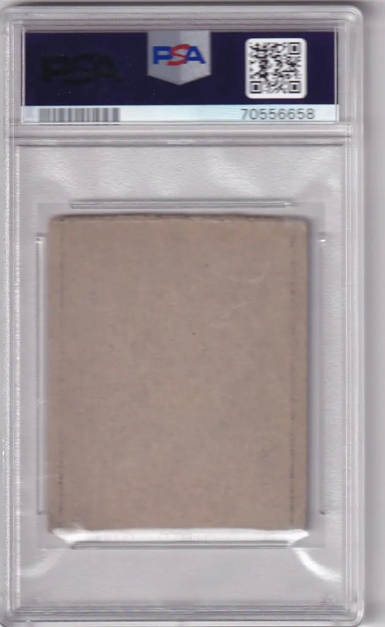 PSA graded holder with R346 Blue Tint 29 Lou Gehrig card, showing faded image