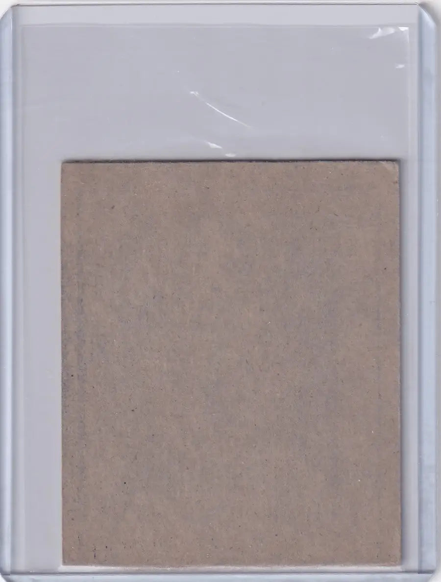 Blank beige cardboard insert in clear sleeve for R346 Blue Tint #41 Bobby Thomson