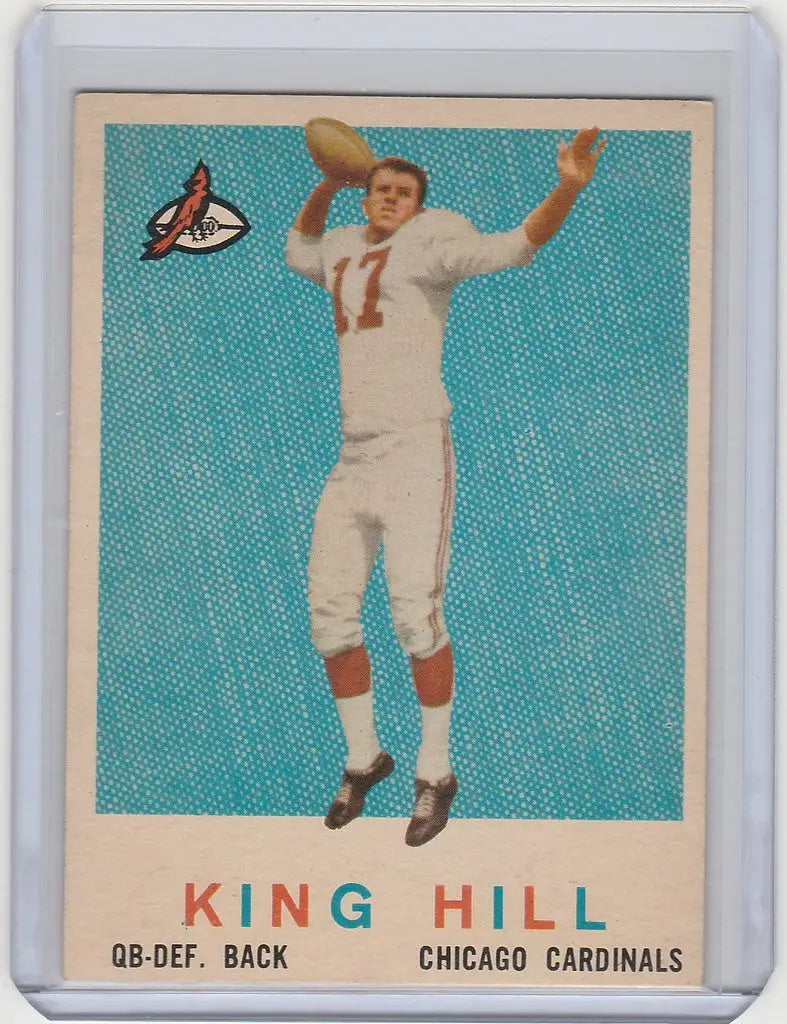 Vintage 1959 Topps #117 King Hill Chicago Cardinals EXMT trading card collectible