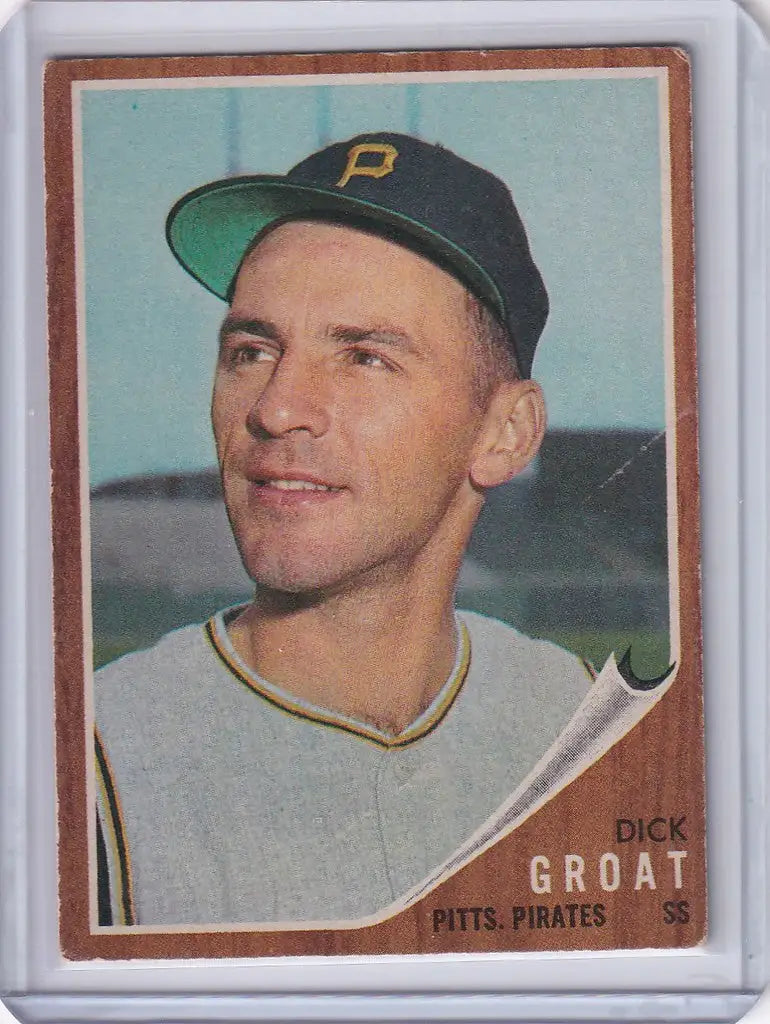 1962 Topps #270 Dick Groat trading card featuring the Pittsburgh Pirates player Dick Groat