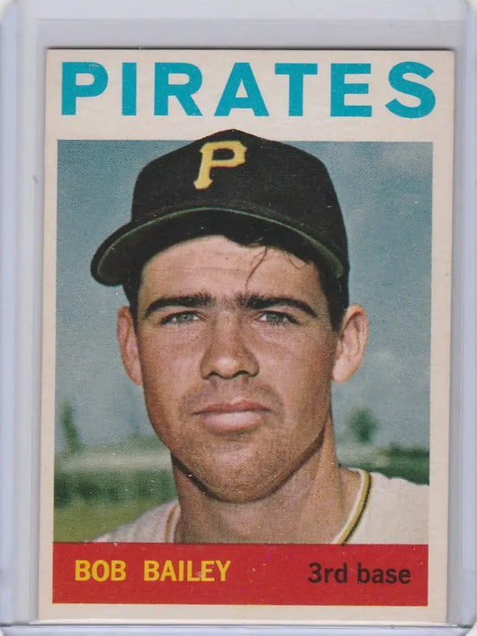 Bob Baily Pittsburgh Pirates baseball card 1964 Topps #91 NRMT condition