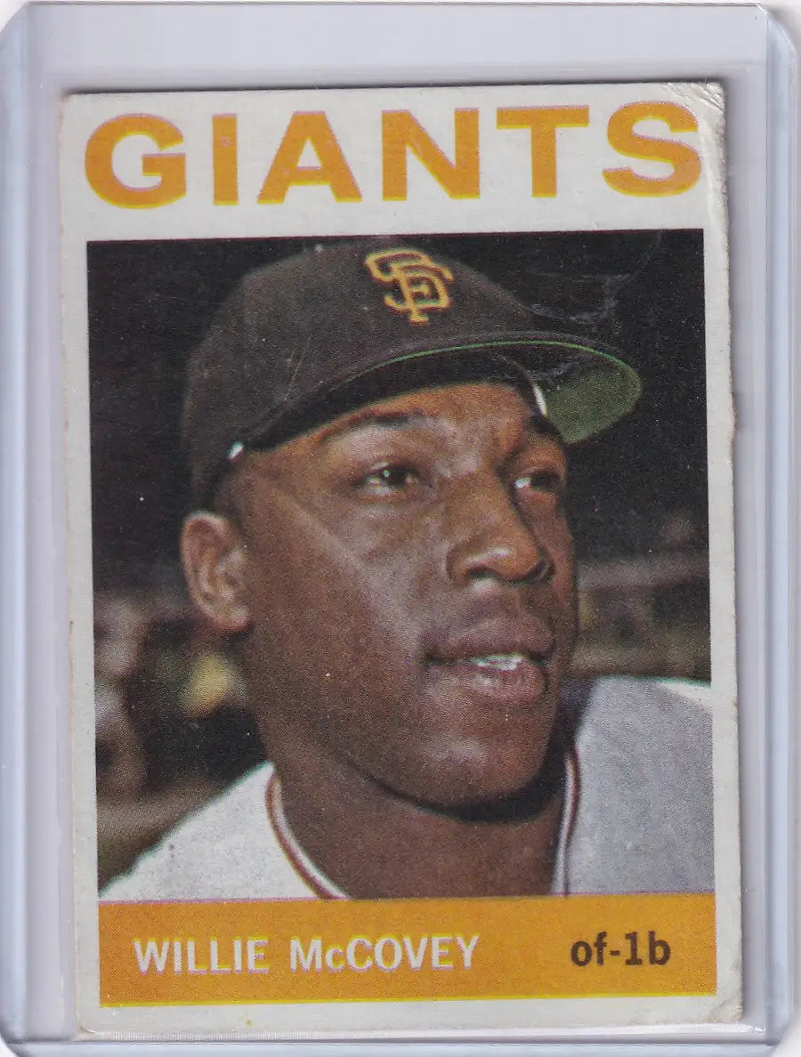 Vintage 1964 Topps Baseball #350 Willie McCovey San Francisco Giants card image