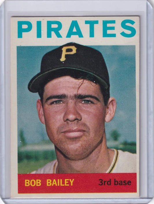 Vintage 1964 Topps Baseball card of Bob Bailey from the Pittsburgh Pirates