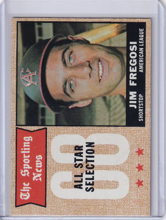 Baseball card of Jim Fregosi from 1968 Topps Baseball, California Angels AS