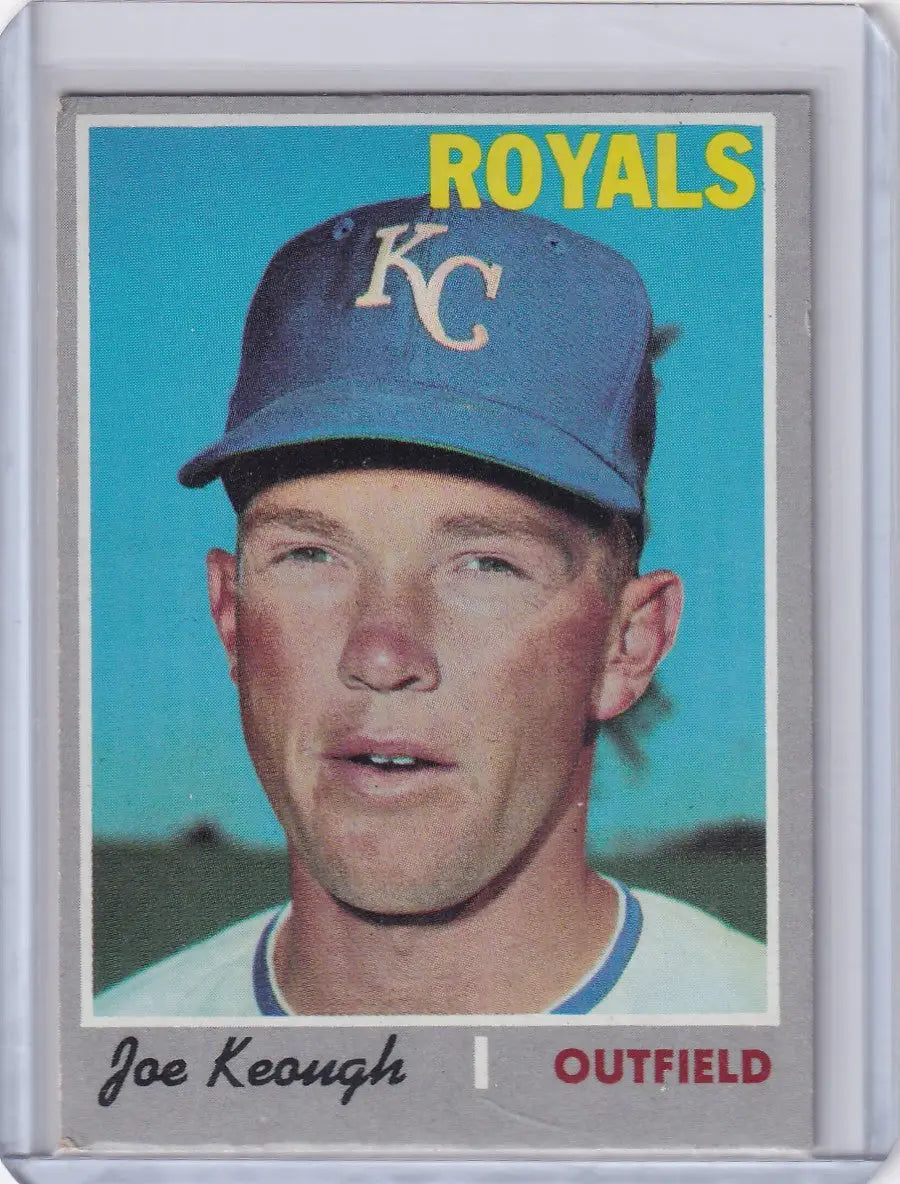 Joe Keough Kansas City Royals baseball card from 1970 Topps Baseball #589