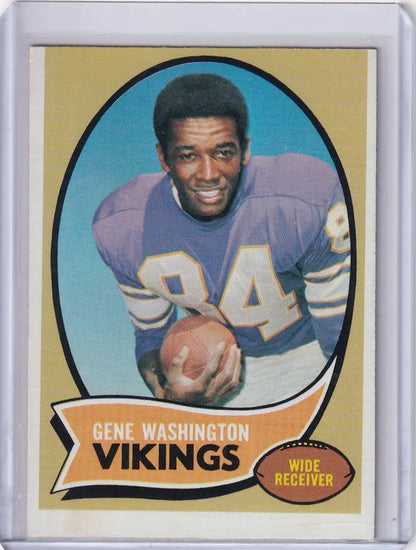 Vintage Topps Football card of Gene Washington, Minnesota Vikings jersey number 84