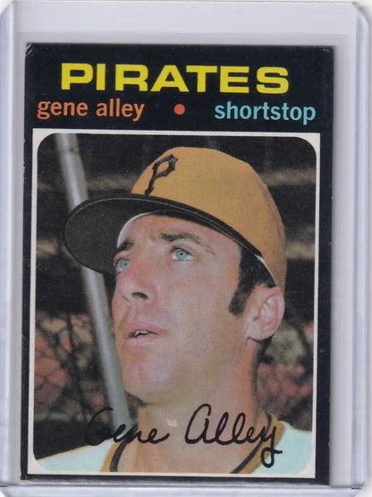 1971 Topps Baseball card of Gene Alley, Pittsburgh Pirates shortstop