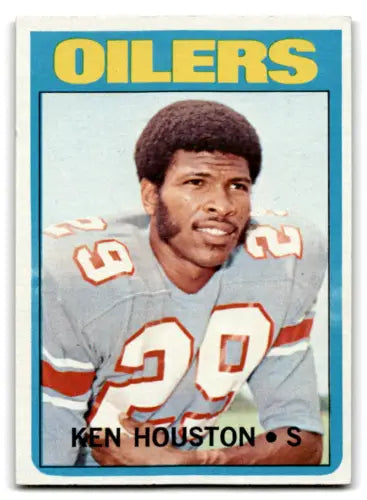 1972 Topps #78 Ken Houston football card in excellent condition with original gloss