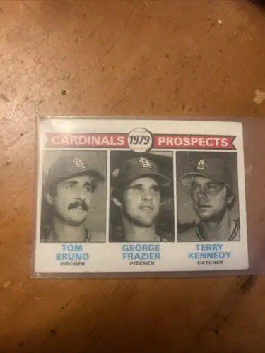 1979 Cardinals prospects baseball card from 1979 Topps Set high grade vending pack