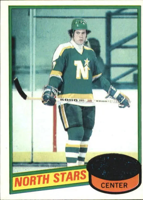 Tim Young Minnesota North Stars NHL Hockey Card 1980-81 Topps #174 in VG condition