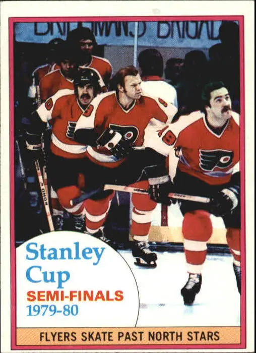 Vintage 1980-81 Topps #263 Hockey Card from Stanley Cup Semifinals Flyers-North Stars