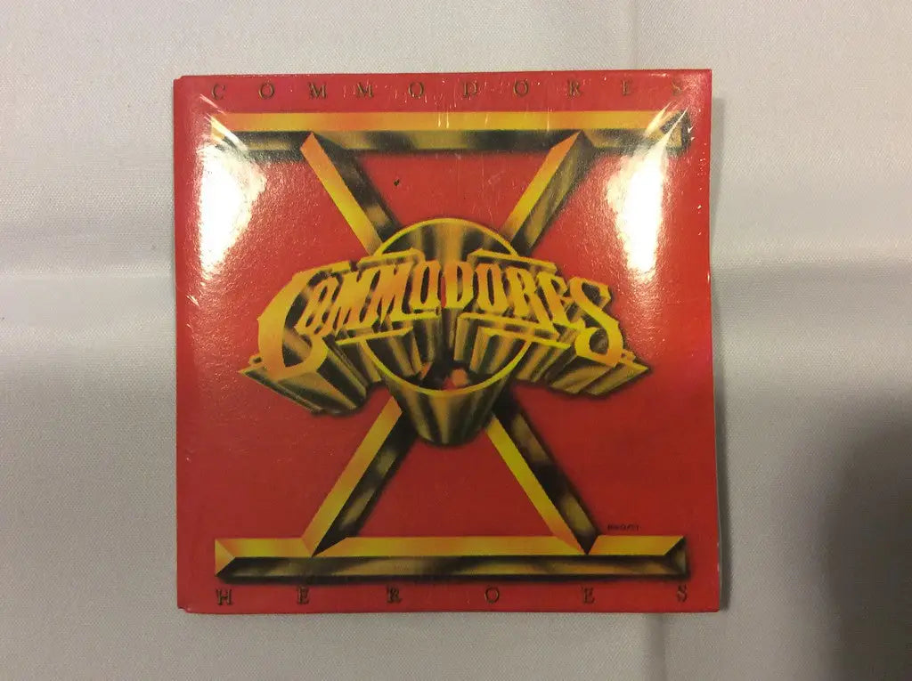 Album cover for 1980 Chu Bops Sealed featuring Commodores gold logo on red background