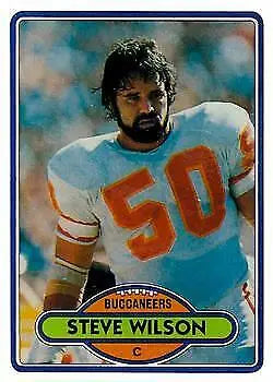 Football card of Steve Wilson from the Tampa Bay Buccaneers NFL team