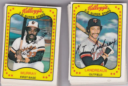 Two vintage Minnesota Twins players from the 1981 Superstars Baseball Cards complete set