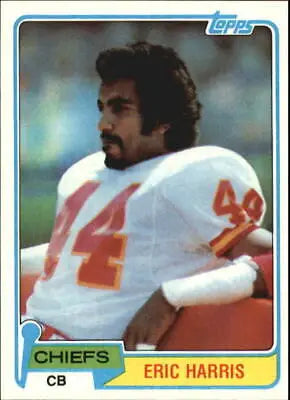 Eric Harris Kansas City Chiefs 1981 Topps #354 football card in good condition