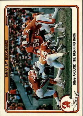 Vintage 1982 Fleer Team Action #54 Tampa Bay Buccaneers NFL Football Card in good condition